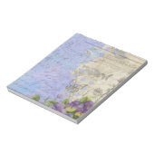 ヴィンテージシャビーシックブライトパリフローラデザイン ノートパッド (回転)