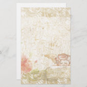 ヴィンテージシャビーシック甘いアンゲリク 便箋 (正面/裏面)