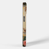 ヴィンテージシャビーシック赤面ピンクペニー名前をカスタムする Case-Mate iPhoneケース (裏面 / 右)