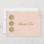 ヴィンテージシャビーブライダルティーパーティー 招待状 (裏面)