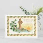 ヴィンテージシャムロックとケルト十字架 シーズンカード (スタンド正面)