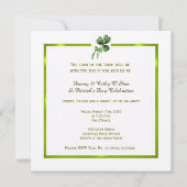 ヴィンテージシャムロックセントパトリックの日招待状 招待状 (正面)