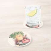 ヴィンテージシャムロックハートと鍵セントパトリックの日 コースター (側面)