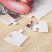 ヴィンテージシャムロックハートと鍵セントパトリックの日 ジグソーパズル (側面)