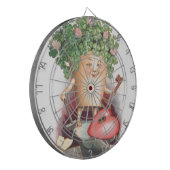 ヴィンテージシャムロックハートと鍵セントパトリックの日 ダーツボード (正面左)