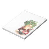 ヴィンテージシャムロックハートと鍵セントパトリックの日 ノートパッド (回転)