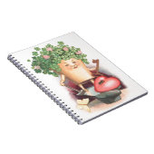 ヴィンテージシャムロックハートと鍵セントパトリックの日 ノートブック (右側)