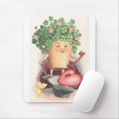 ヴィンテージシャムロックハートと鍵セントパトリックの日 マウスパッド (マウス)