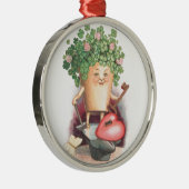 ヴィンテージシャムロックハートと鍵セントパトリックの日 メタルオーナメント (右)