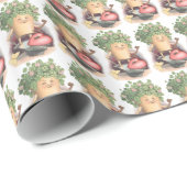 ヴィンテージシャムロックハートと鍵セントパトリックの日 ラッピングペーパー (ロールコーナー)