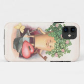 ヴィンテージシャムロックハートと鍵セントパトリックの日 Case-Mate iPhoneケース (裏面(横))