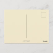 ヴィンテージシャムロックブーケの若者 ポストカード (裏面)