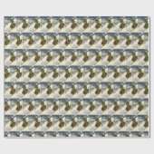 ヴィンテージシャモニーフランススキートラベル ラッピングペーパー (フラット)