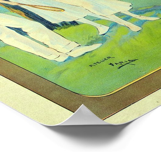 ヴィンテージシャモニーモンブランテニスリゾート ポスター (角)