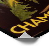 ヴィンテージシャモニー・マルティニー旅行 ポスター (角)