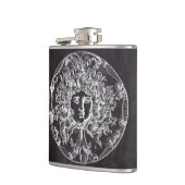 ヴィンテージシャルボードギリシャ神話ゴルゴンメドゥーサ フラスク (左)