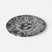 ヴィンテージシャルボードギリシャ神話ゴルゴンメドゥーサ ペーパープレート (アングル)