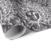 ヴィンテージシャルボードギリシャ神話ゴルゴンメドゥーサ ラッピングペーパー (ロールコーナー)