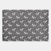 ヴィンテージシャルボードクリスマスギフトラッピング紙 ラッピングペーパーシート (正面2)