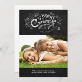 ヴィンテージシャルボードクリスマスサイン シーズンカード (正面/裏面)