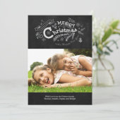 ヴィンテージシャルボードクリスマスサイン シーズンカード (スタンド正面)