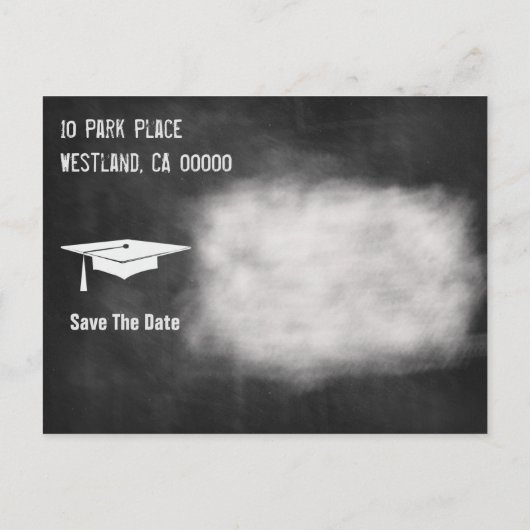 ヴィンテージシャルボードスターバースト救卒業 案内ポストカード (裏面)