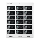 ヴィンテージシャルボードピーコック住所 シール (フルシート)