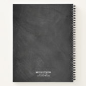 ヴィンテージシャルボードファミリークックブックレシピ ノートブック (裏面)