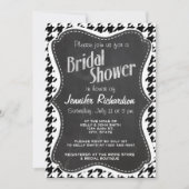 ヴィンテージシャルボードルック千鳥格子のス 招待状 (正面)