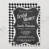 ヴィンテージシャルボードルック千鳥格子のス 招待状 (正面/裏面)