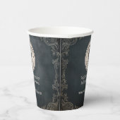 ヴィンテージシャルボード会社ロゴ紙コーヒーカップ 紙コップ (右)