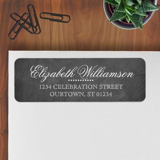 ヴィンテージシャルボード住所 シール