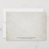 ヴィンテージシャルボード誕生日BBQ招待状 招待状 (裏面)