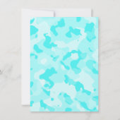 ヴィンテージシャルボード;セレステ迷彩柄;カモフラージュ 招待状 (裏面)