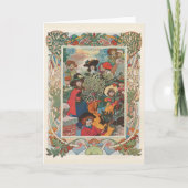 ヴィンテージシャルルロビンソンクリスマスグリーティング シーズンカード (正面)