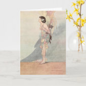 ヴィンテージシャルルロビンソンザハッピープリンス カード (黄色い花)