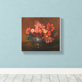 ヴィンテージシャルル・イーサン・ポーター・スティルライフ・with Dahli キャンバスプリント (インサイチュ (ウッドフロア))