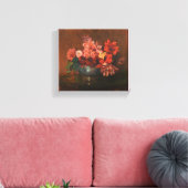 ヴィンテージシャルル・イーサン・ポーター・スティルライフ・with Dahli キャンバスプリント (インサイチュ (リビング))