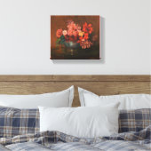 ヴィンテージシャルル・イーサン・ポーター・スティルライフ・with Dahli キャンバスプリント (インサイチュ (寝室))