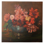 ヴィンテージシャルル・イーサン・ポーター・スティルライフ・with Dahli タイル (正面)