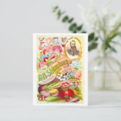 ヴィンテージシャンウェイガーデンガイドカバー1895 ポストカード (スタンド正面)