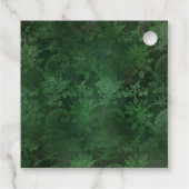 ヴィンテージシャンデリアとグリーングランジダマスク フェイバータグ (裏面)