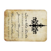 ヴィンテージシャンデリア結婚ズコレクション マグネット (横)