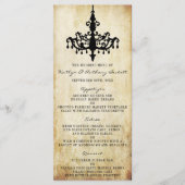 ヴィンテージシャンデリア結婚ズコレクション メニュー (正面)