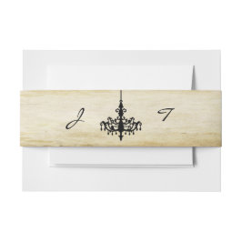 ヴィンテージシャンデリア結婚ズコレクション 招待状ベリーバンド