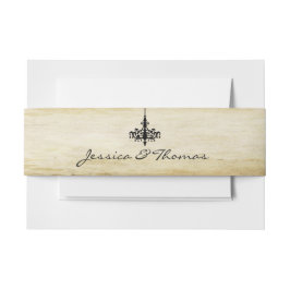 ヴィンテージシャンデリア結婚ズコレクション 招待状ベリーバンド