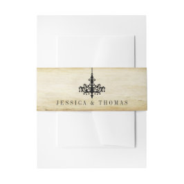 ヴィンテージシャンデリア結婚ズコレクション 招待状ベリーバンド