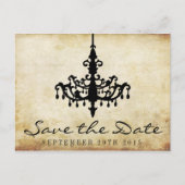 ヴィンテージシャンデリア結婚ズコレクション 案内ポストカード (正面)