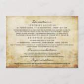 ヴィンテージシャンデリア ウェディングコレクション エンクロージャーカード (裏面)