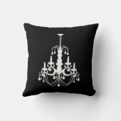 ヴィンテージシャンデリア{色を選ぶ} クッション (裏面)